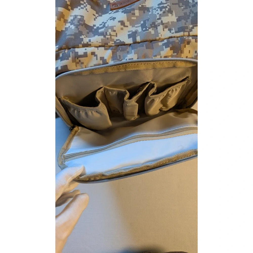 Diaper Bag Backpack for Dad and Mom with USB Charging Port Stroller Straps NEW